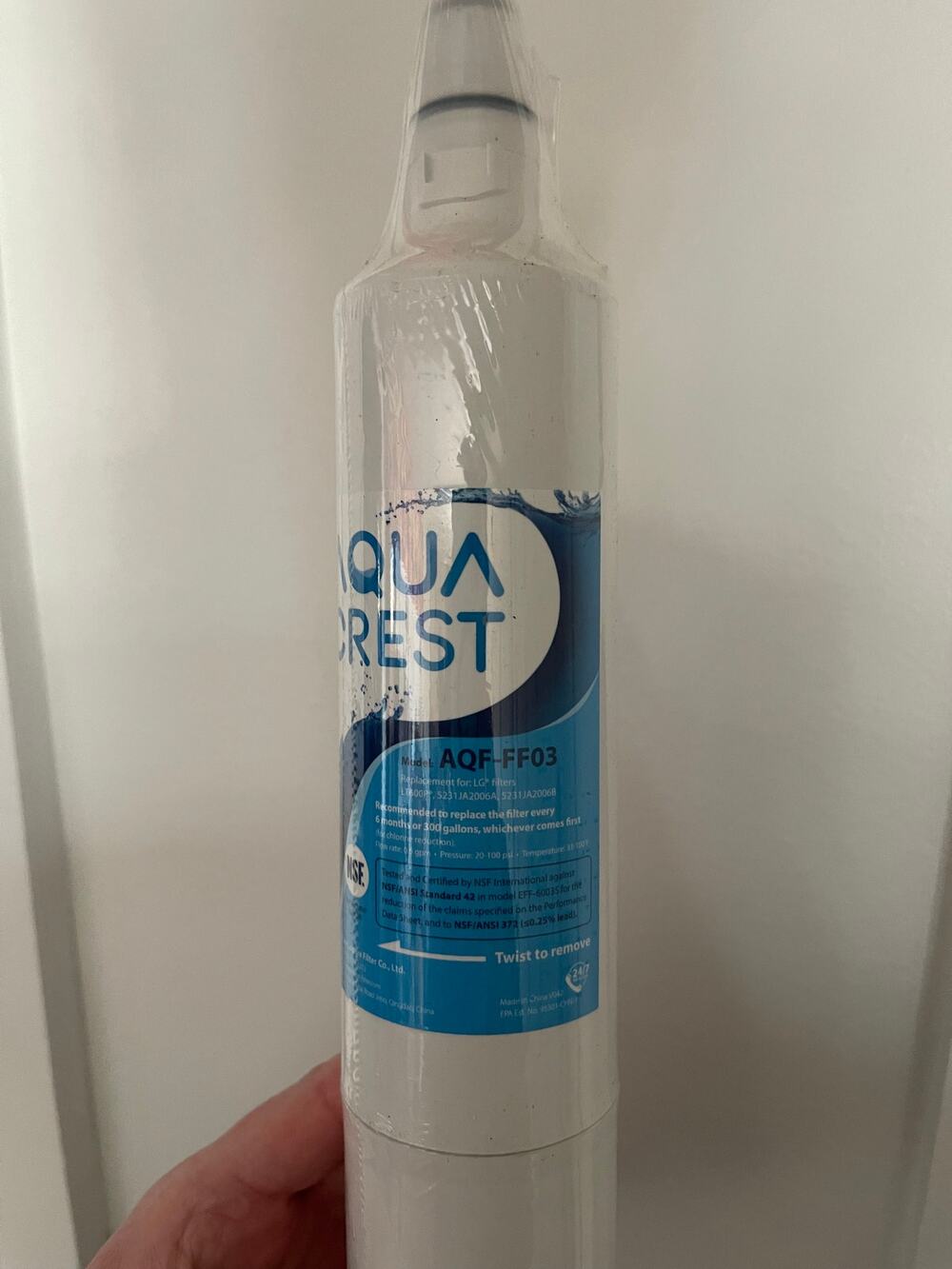 3 pack of fridge filters